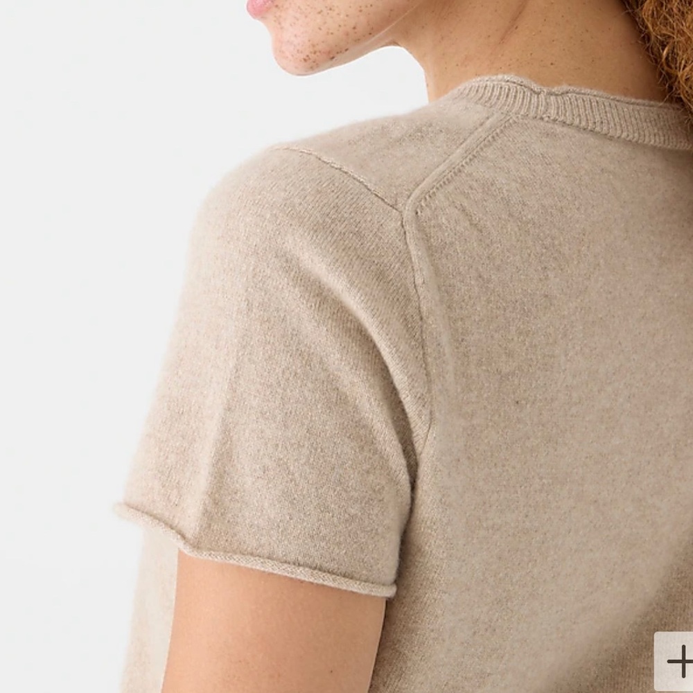 New / Relaxed cashmere T-shirt B001 - Picture 6 of 11